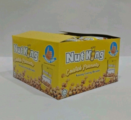 Nut King Coated Peanuts (36 packs x 12 g) 