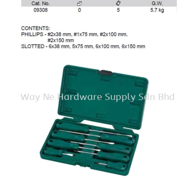 09308 - Pc P serieS Combination Screwdriver Set