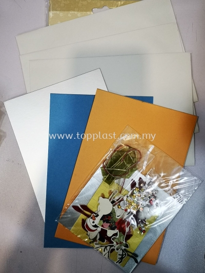 DIY GREETINGS CARD 3PCS PER SET