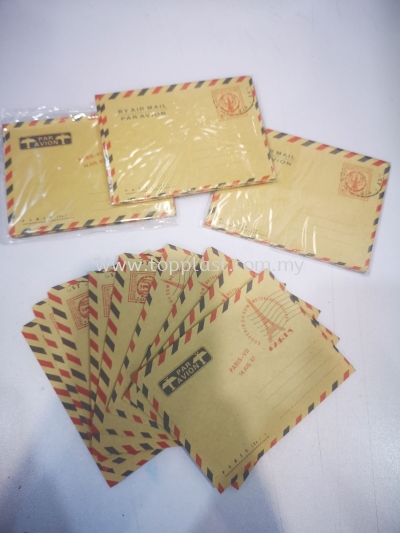 MINI BROWN ENVELOPE 10X7.5CM 10PCS PER PACK