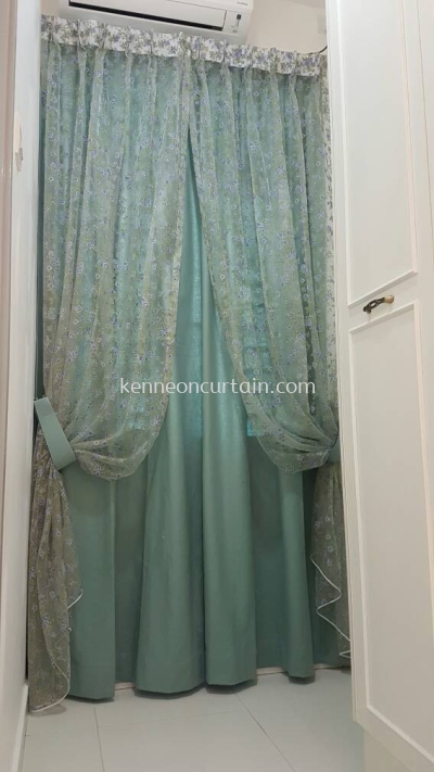 Confrontational Sheer Curtain Design and Installation 