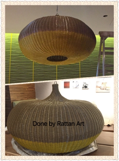 Ceiling Rattan Lamp 0066