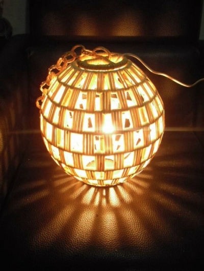 Ceiling Rattan Lamp 0062