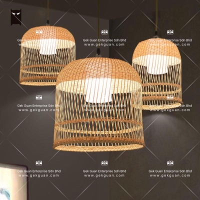 Ceiling Rattan Lamp 0084