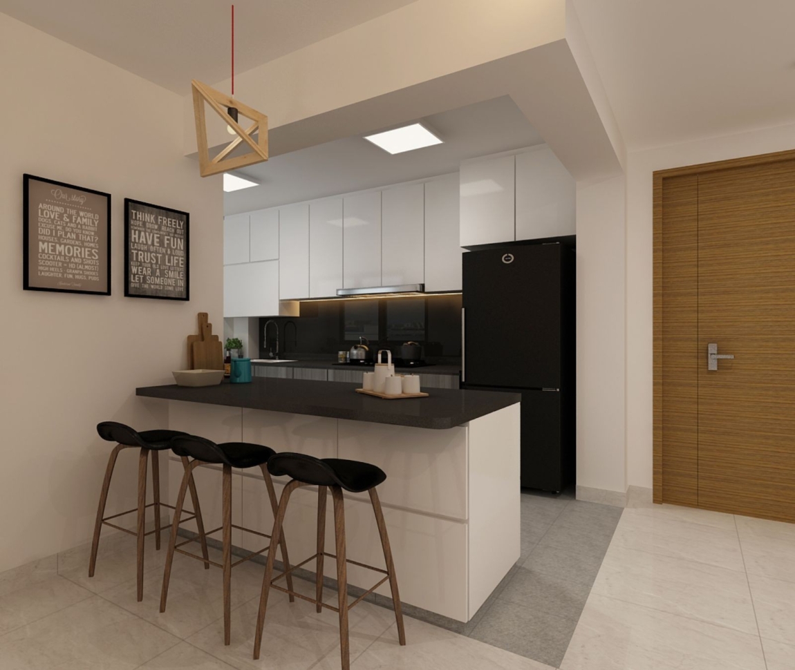 Reka Bentuk Dapur 3D Di Johor Bahru Kabinet Dapur Johor / Johor Bahru Dapur Reka Bentuk 3D