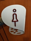 Toilet sign Toilet Sign Door Sign