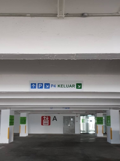 Car Park Hanging Sign