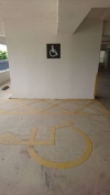 Disabled Parking Bay Painting