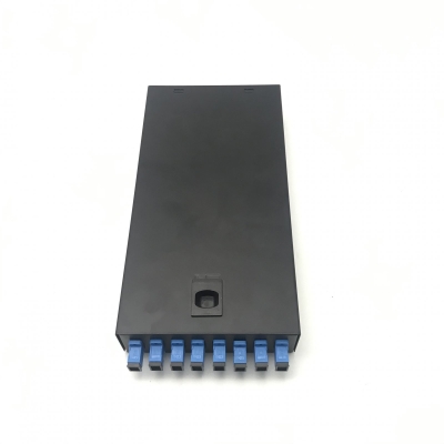 SC 8 PORT SIMPLEX FIBER PATCH PANEL (LIU BOX)