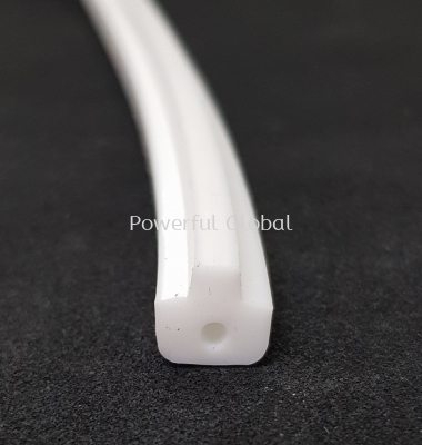 Silicone Rubber Profile T White PSR816