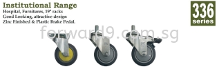 336 Series Medical Castor Castor Wheel