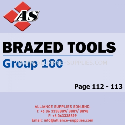 CROMWELL Brazed Tools (Group 100)