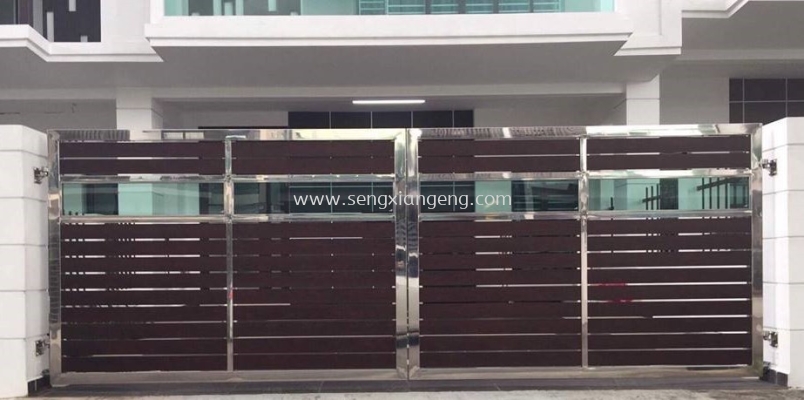 Stainless Steel Swing Main Gate