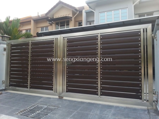 Stainless Steel Swing Main Gate