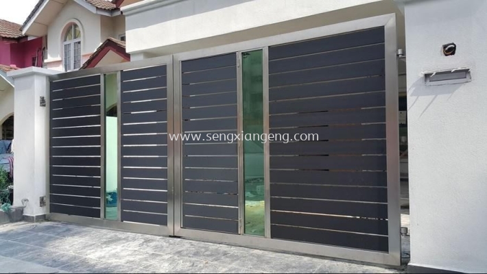 Stainless Steel Swing Main Gate