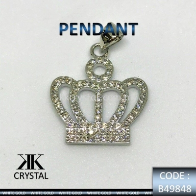 498488, PENDANT, CROWN, B49848, 1PCS/PCK