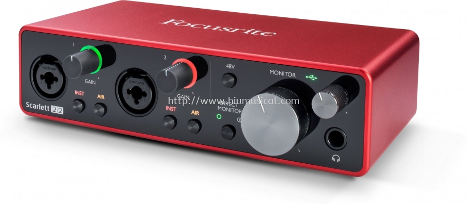 Focusrite Scarlett 2i2 3rd Gen USB Audio Interface