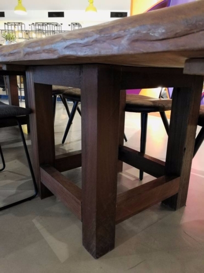 Solid Wood Table Slab Dining 