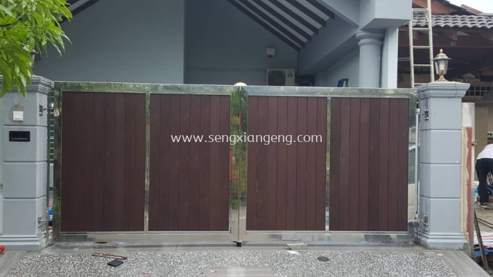 Stainless Steel Swing Main Gate