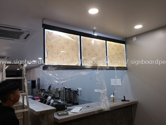 Indoor LED menu signage signboard at klang 