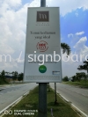 EMKAY JKR speck Road bunting signage  at cyber jaya Kuala Lumpur ROAD SIGNAGE