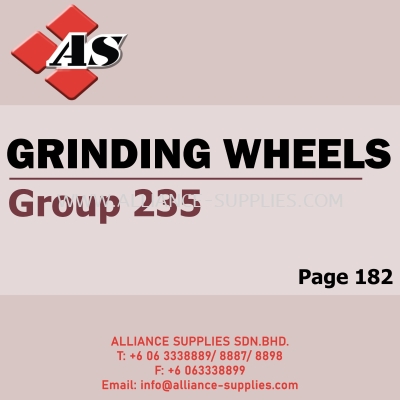 CROMWELL Grinding Wheels (Group 235)