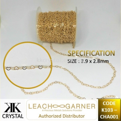 Suasa (Gold Filled), Extension (Chain), CHA001, 0.5meter/pack