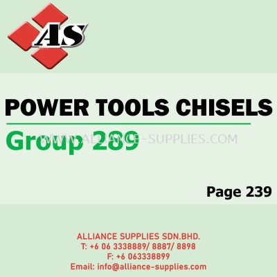 CROMWELL Power Tools Chisels (Group 289)