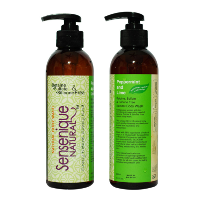 Sensenique Natural Peppermint and Lime Body Wash