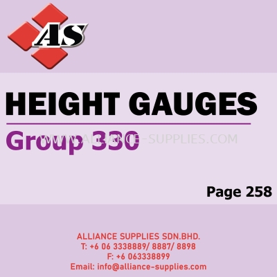 CROMWELL Height Gauges (Group 330)