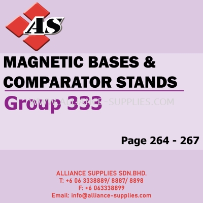 CROMWELL Magnetic Bases & Comparator Stands (Group 333)