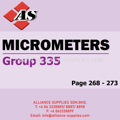 CROMWELL Micrometers - Bore / External (Group 335)