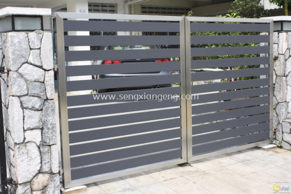 Stainless Steel Swing Main Gate