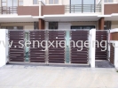 Stainless Steel Swing Main Gate with small main door Stainless Steel Main Gate Stainless Steel 