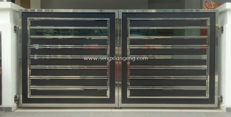 Stainless Steel Swing Main Gate