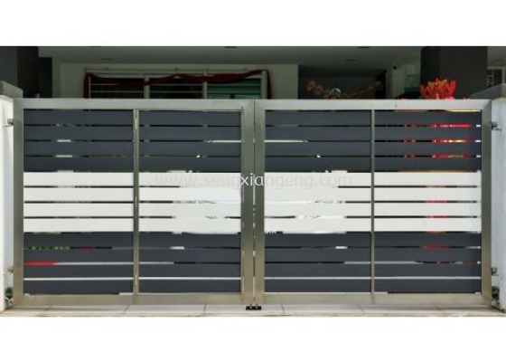 Stainless Steel Swing Main Gate