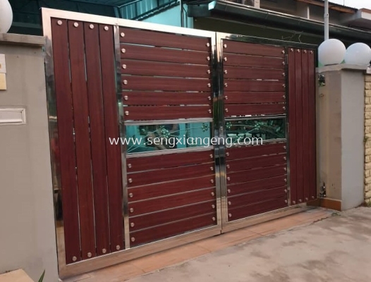 Stainless Steel Swing Main Gate