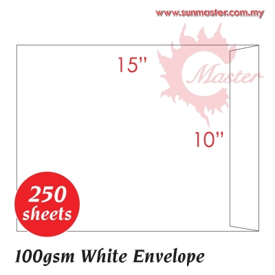 10" x 15" White Envelope