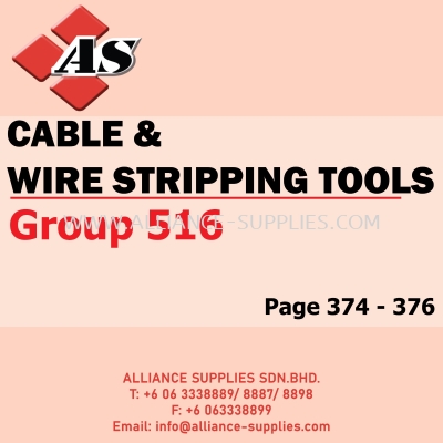 CROMWELL Cable & Wire Stripping Tools (Group 516)