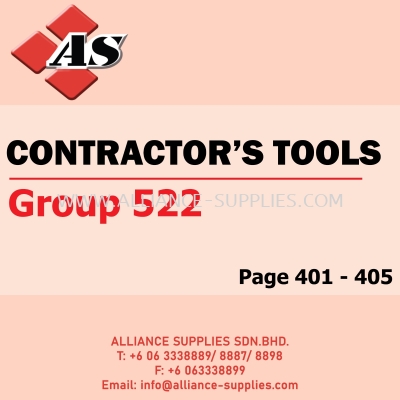 CROMWELL Contractor's Tools (Group 522)