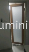 Alumininum Door (wood grain) 铝制门