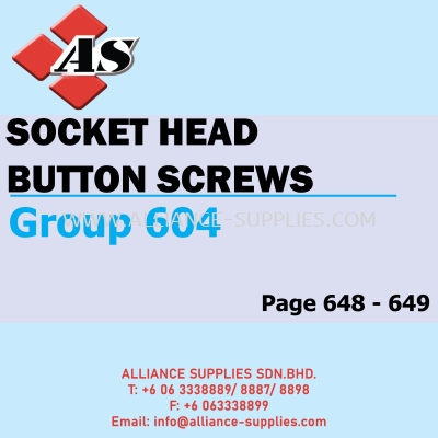 CROMWELL Socket Head Button Screws (Group 604)