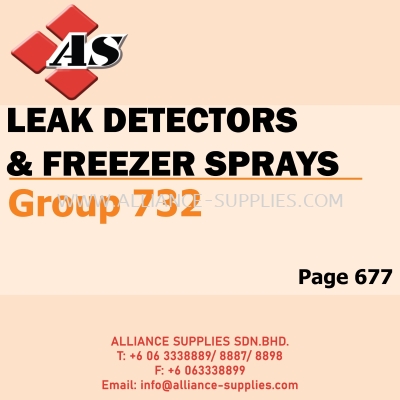 CROMWELL Leak Detectors, Flawfinders & Freezer Sprays (Group 732)