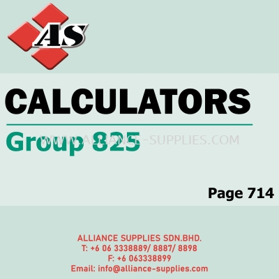CROMWELL Calculators (Group 825)