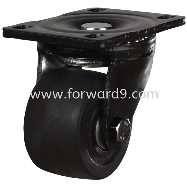 210 Series Top Plate Black Nylon Castor Wheel  Heavy Duty Castor  Castors Wheel