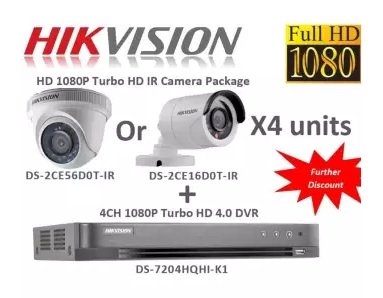 HIKVISION 4 Channel CCTV Camera Package