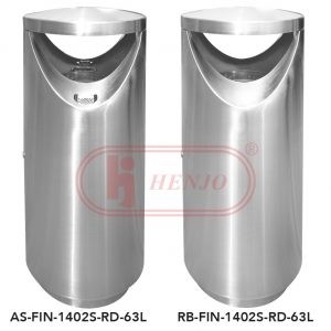 Rubbish Bins - AS FIN-1402S-RD-63L | RB FIN-1402S-RD-63L