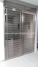 Stainless Steel Sliding Front Door