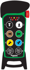 ZART8LS - Transmitter Harmony eXLhoist Compact Range (Crane Remote Controller) Schneider Electric