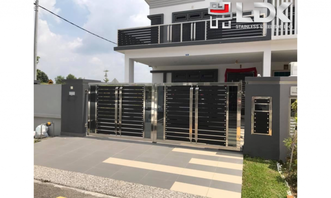 Stainless Steel Mix Gate Design 